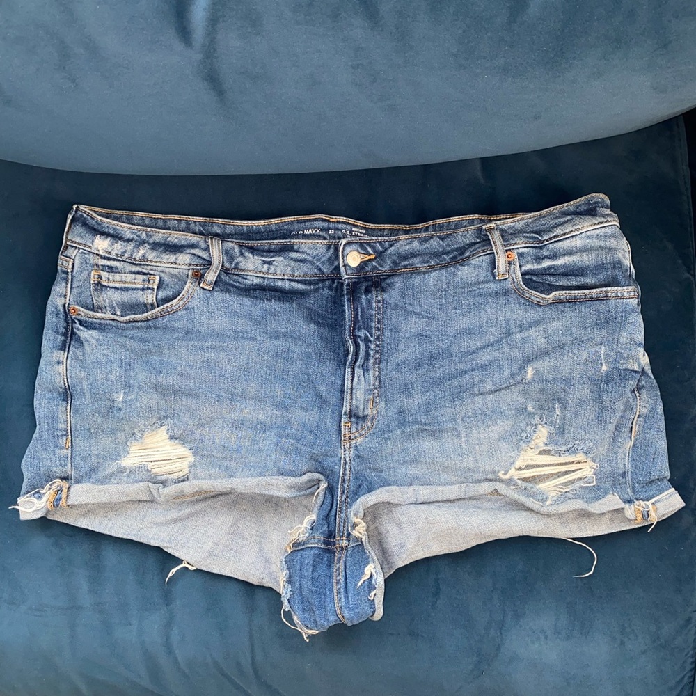 High rise OG straight shorts